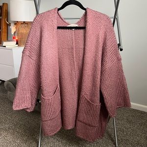 Mauve cardigan size M